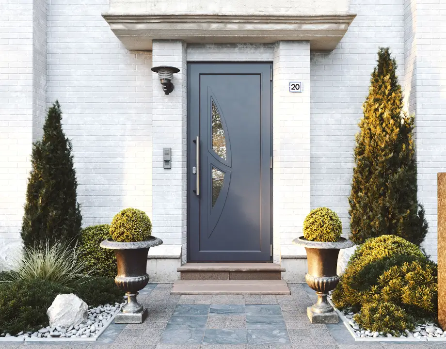 Porte en aluminium