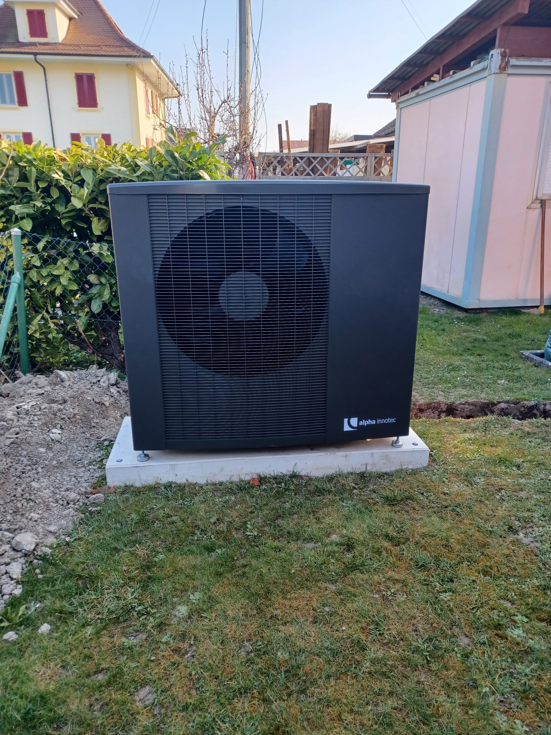 Installation pompe à chaleur - Yvonand, Vaud