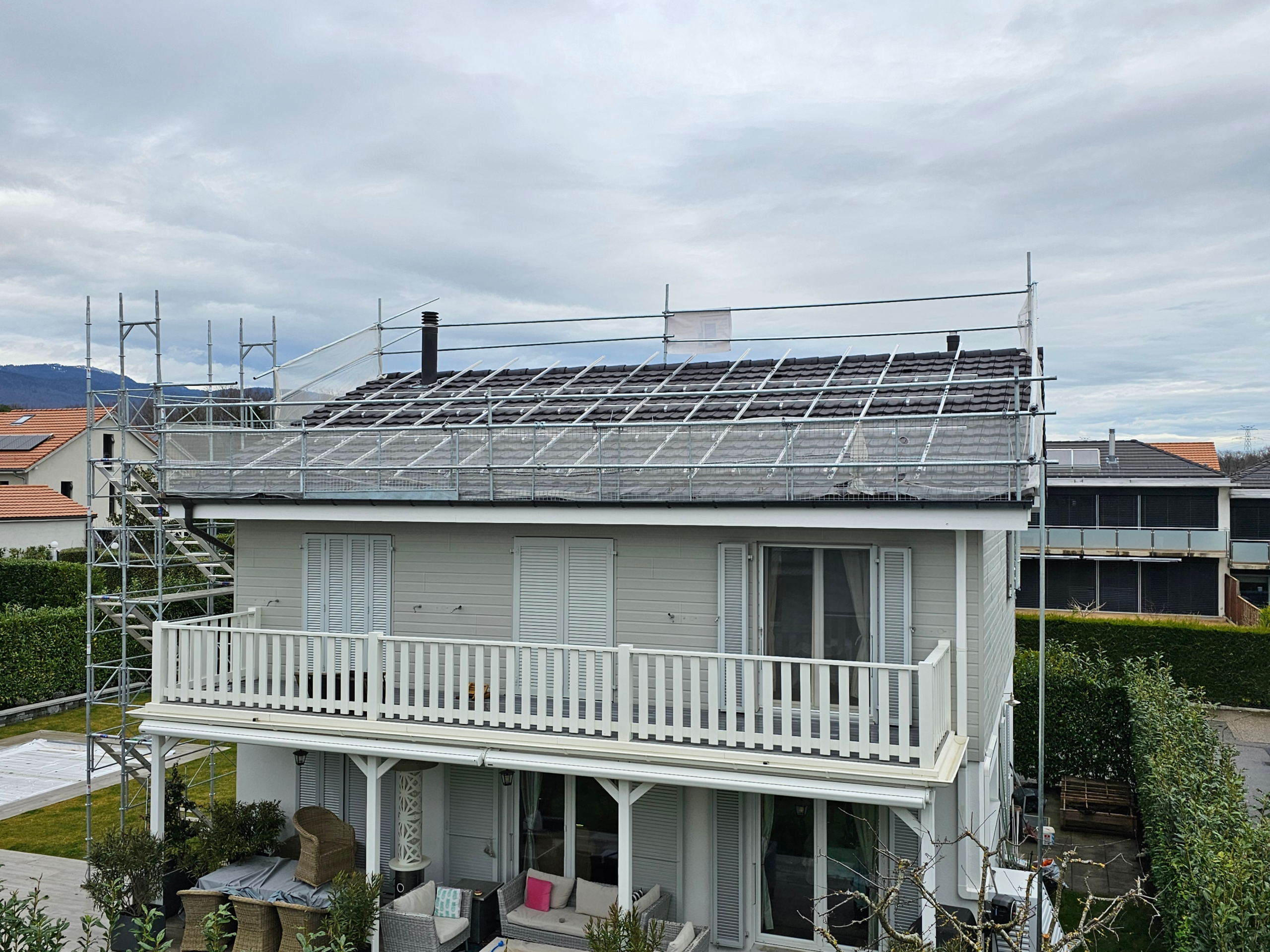 Installation de panneaux photovoltaïques - Chavannes-des-Bois, Vaud