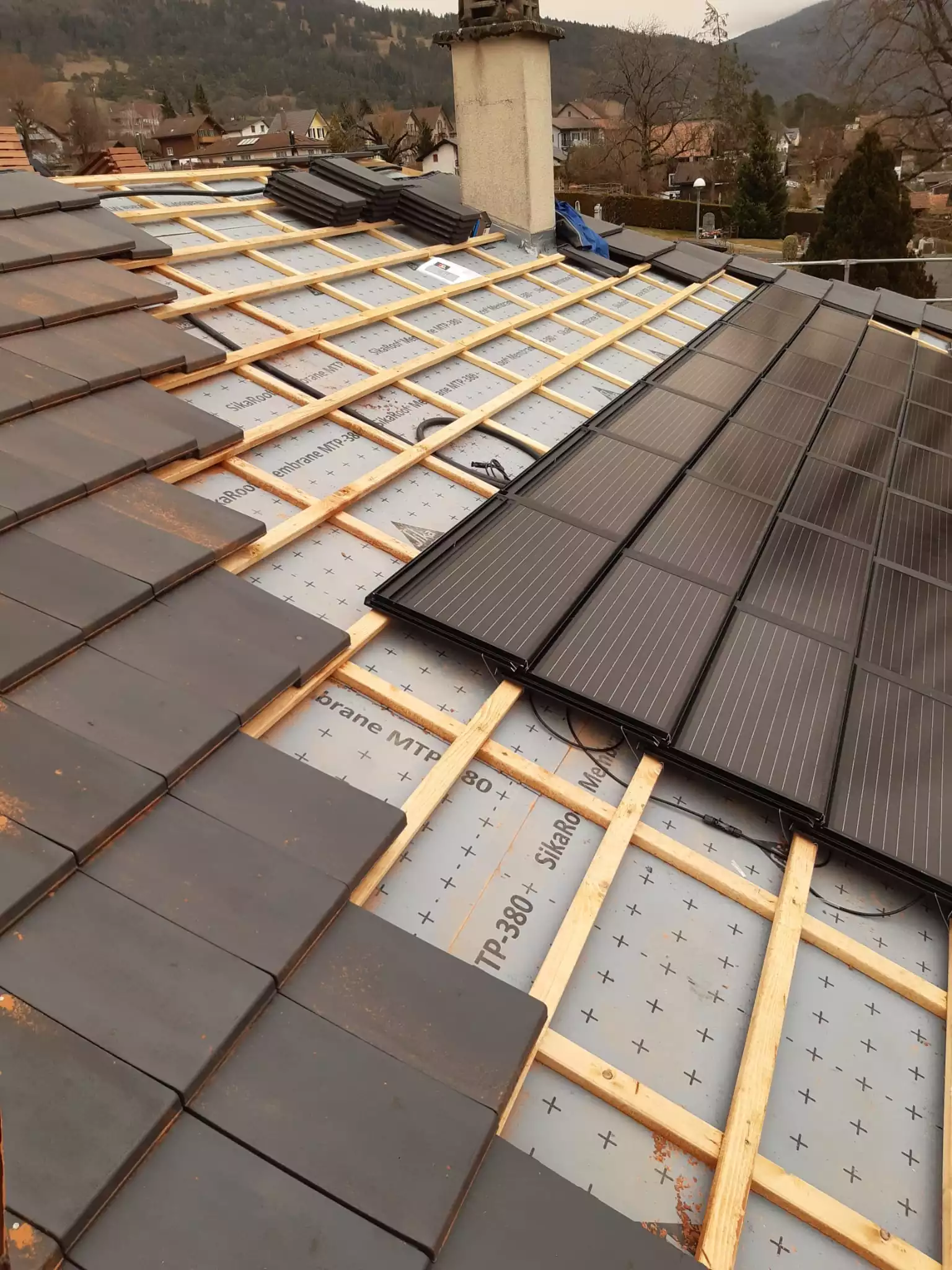 Installation de tuiles solaires - Berne - photo 3