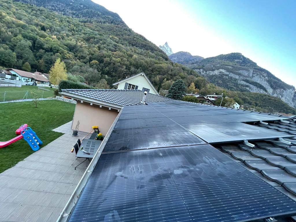 Installation solaire - Évionnaz, Valais