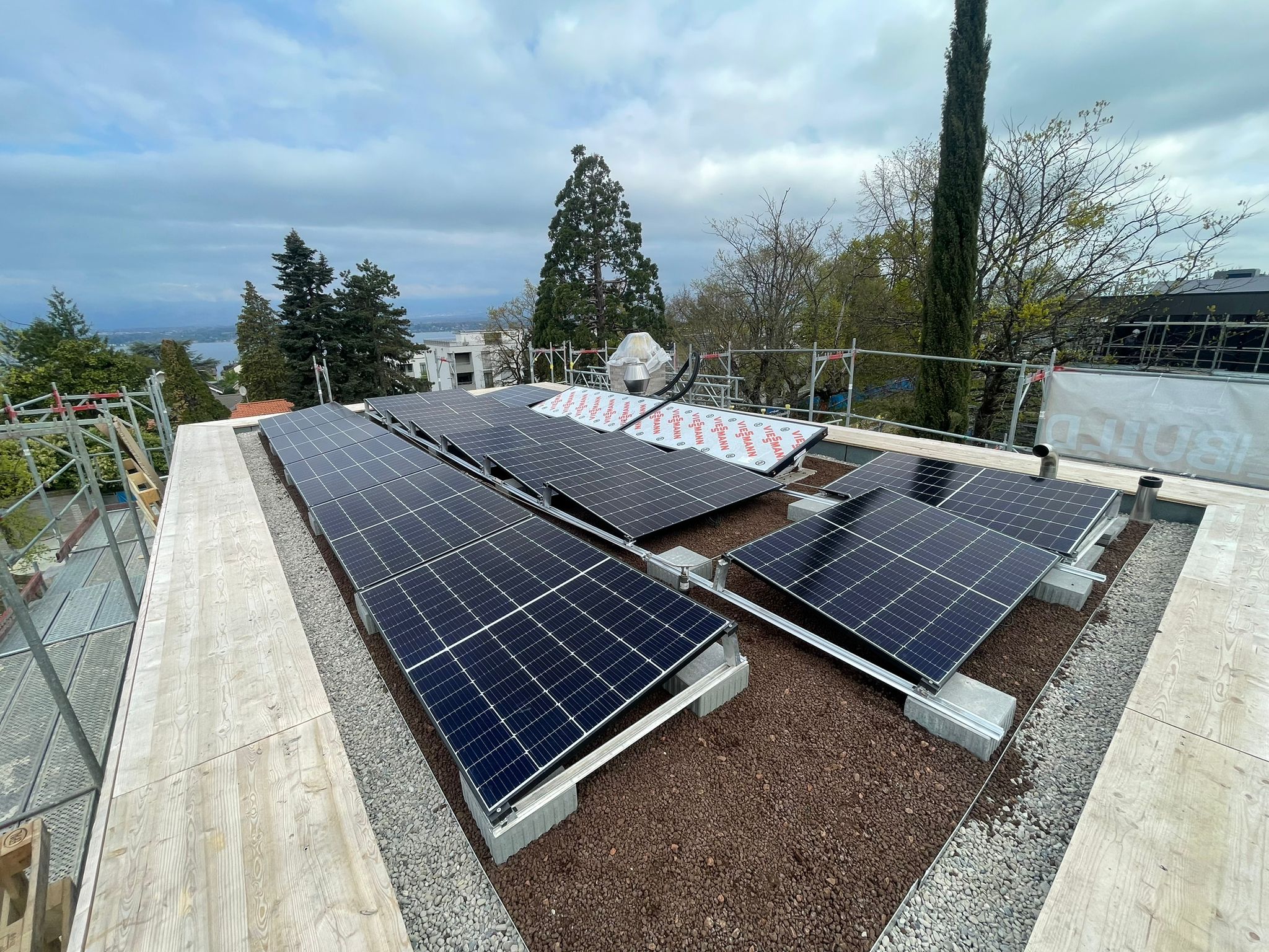 Installation solaire - Vésenaz, Genève