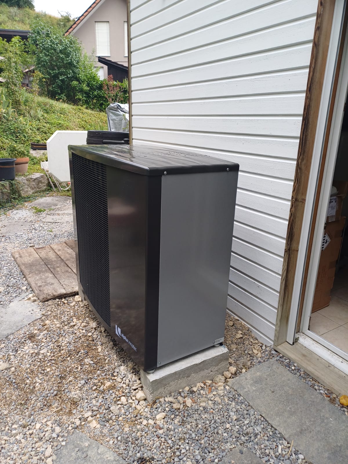 Installation d'une pompe à chaleur - Yverdon-les-Bains, Vaud