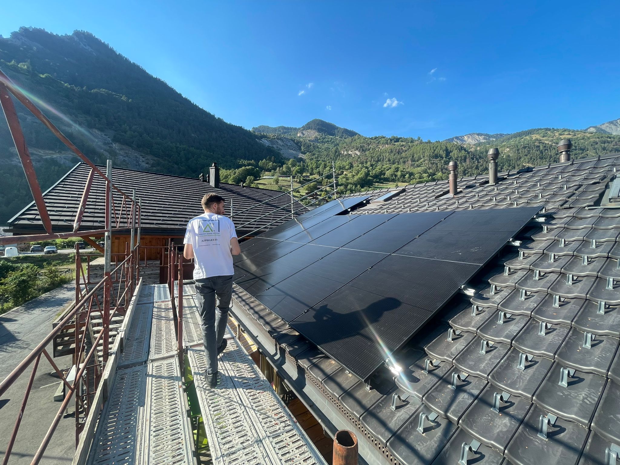 Installation photovoltaïque - Vollèges, Valais