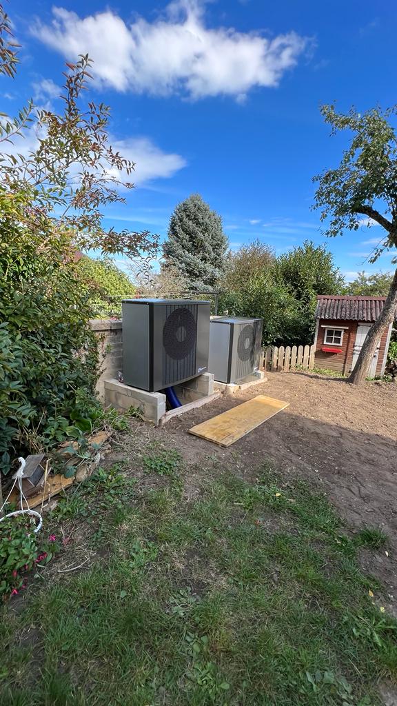 Installation de 2 pompes à chaleur - Jura