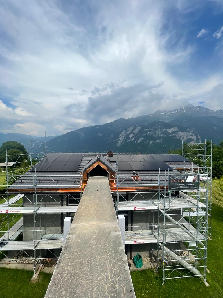 Installation photovoltaïque - Verossaz, Valais