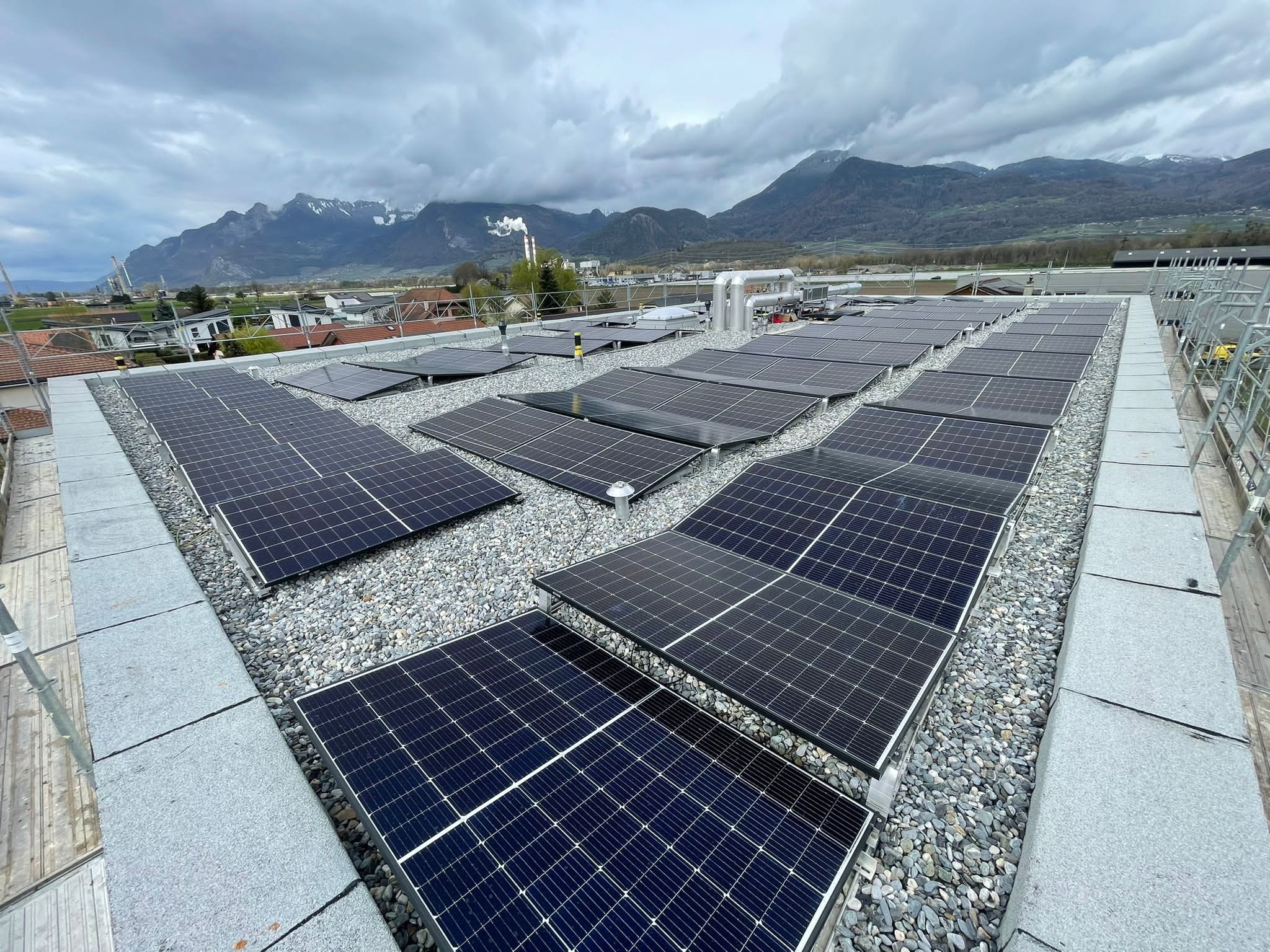 Installation photovoltaïque - Collombey-Muraz, Valais