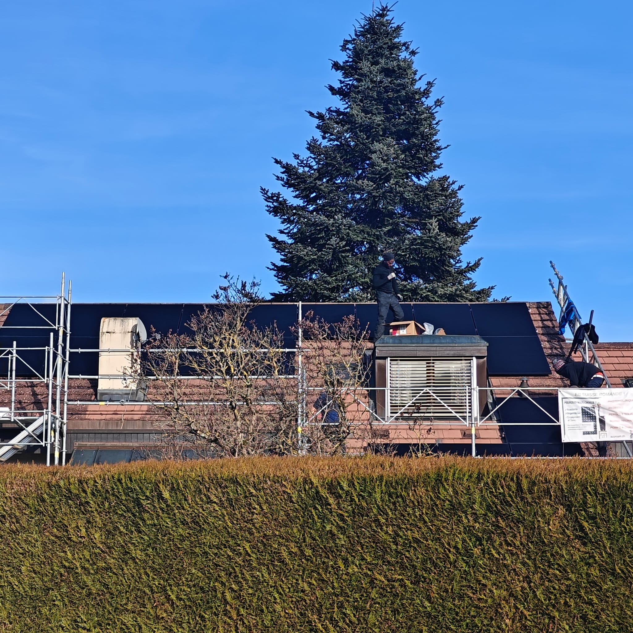 Installation photovoltaïque - Commugny, Vaud