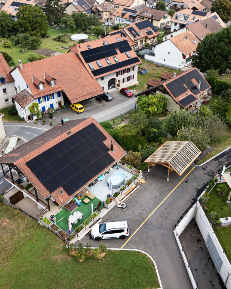 Installation photovoltaïque - Agassis, Bavois, Vaud - photo 3