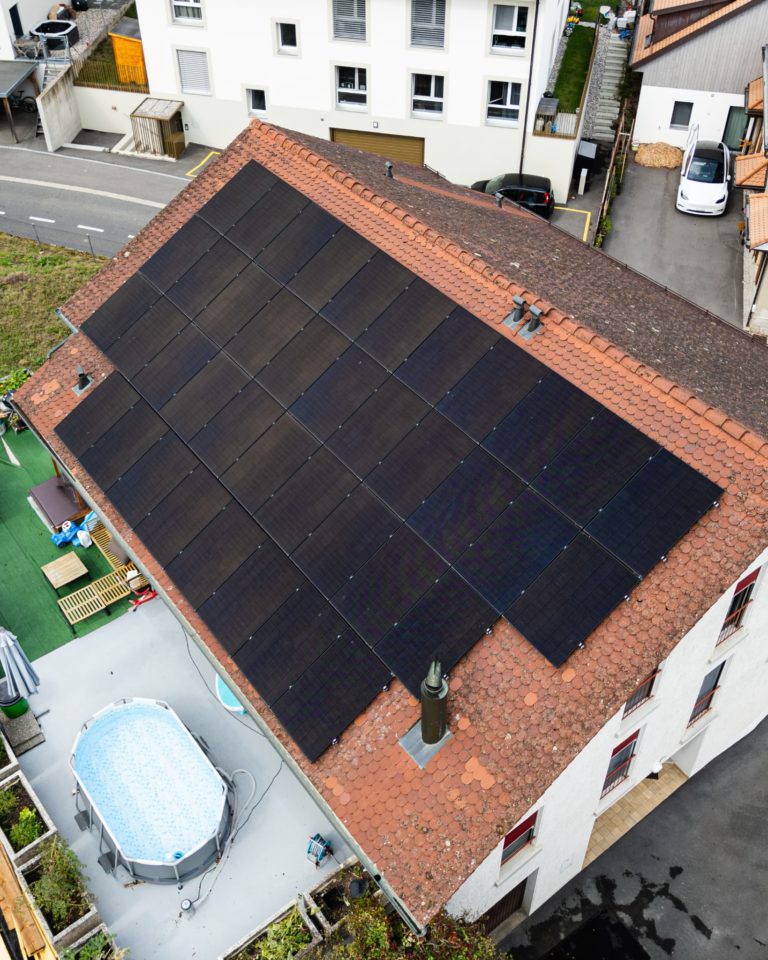 Installation photovoltaïque - Agassis, Bavois, Vaud
