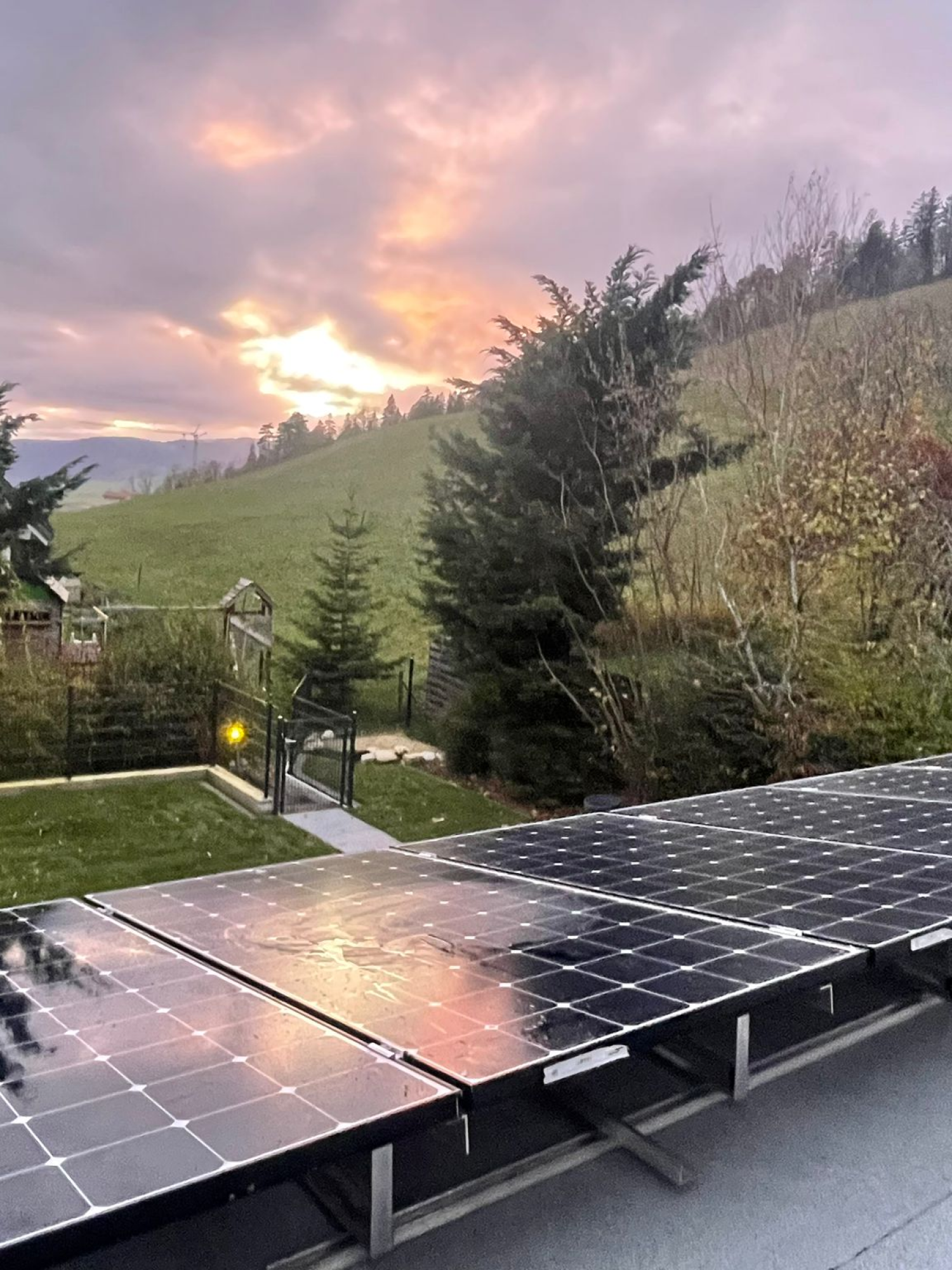 Installation photovoltaïque et pergola en bois - Villiers, Neuchâtel