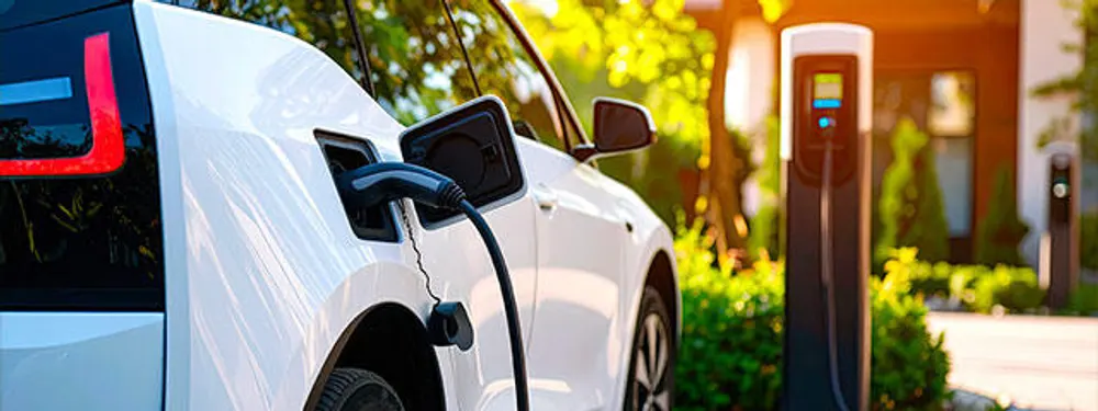 Borne de recharge Huawei FusionSolar avec véhicule électrique BYD