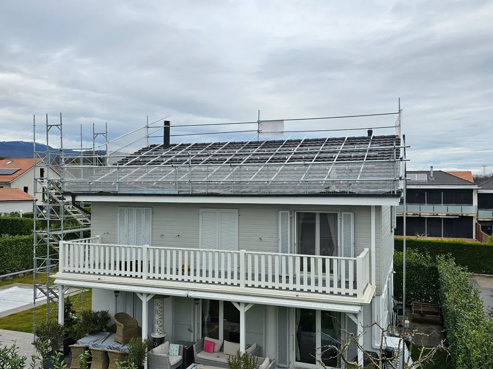 Installation de panneaux photovoltaïques - Chavannes-des-Bois, Vaud