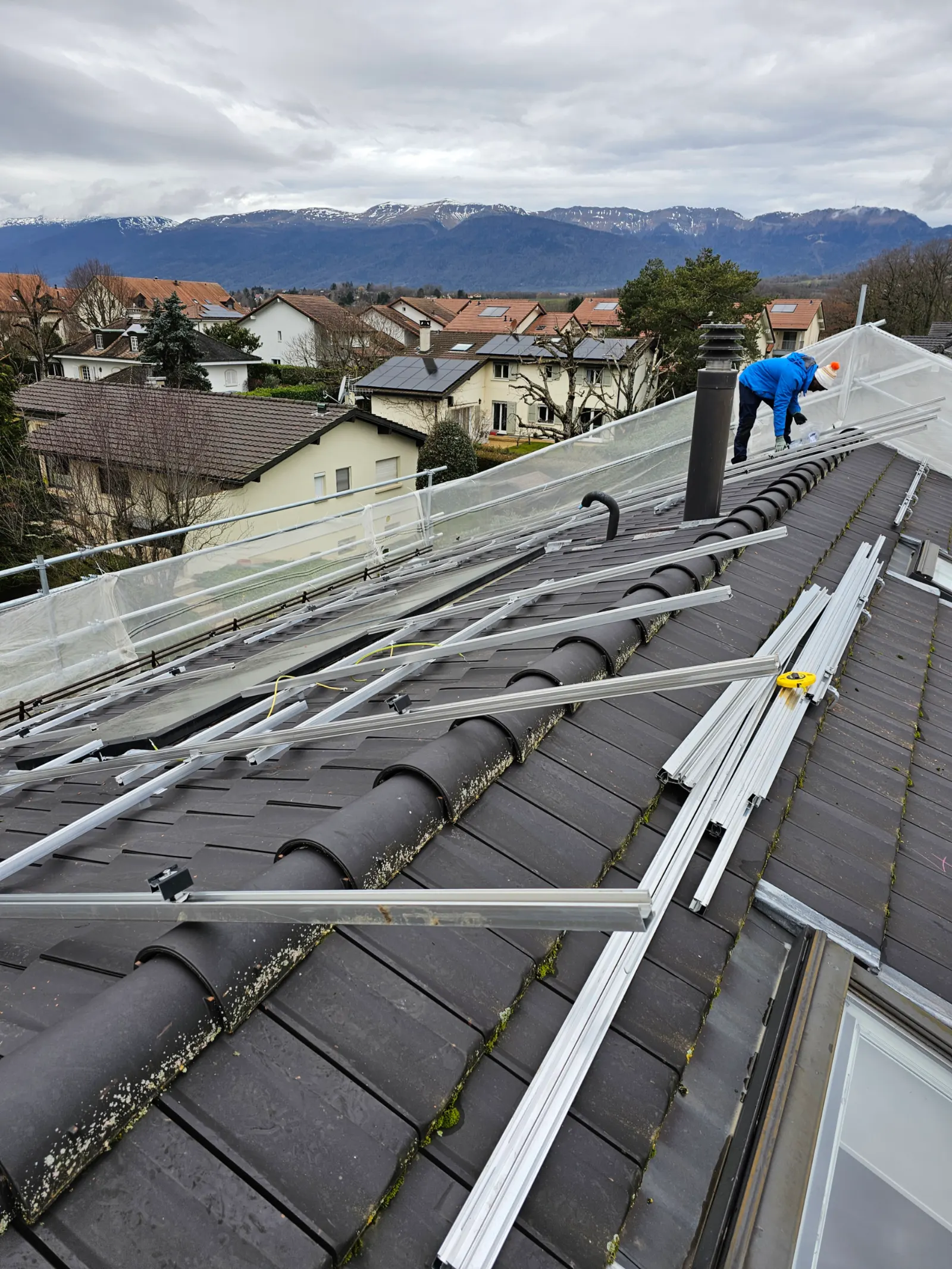 Installation photovoltaïque - Chavannes-des-Bois, Vaud - photo 3