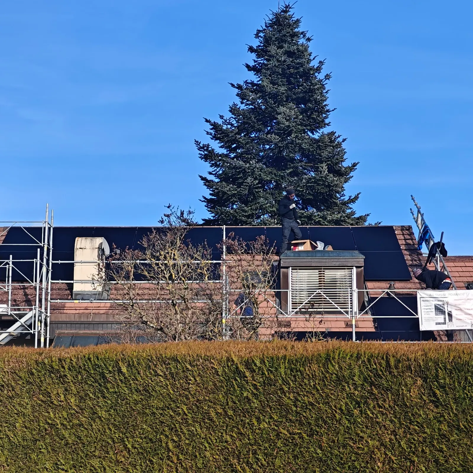 Installation photovoltaïque - Commugny, Vaud